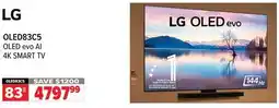 2001 Audio Video OLED83C5 LG OLED evo AI 4K SMART TV 83 offer