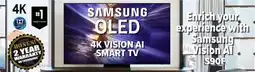 2001 Audio Video SAMSUNG 48 OLED 4K VISION AI SMART TV offer