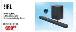 2001 Audio Video JBL 5.1 Ch Sound Bar System with Dolby Atmos offer