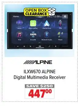 2001 Audio Video ALPINE Digital Multimedia Receiver offer