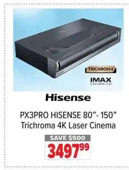 2001 Audio Video PX3PRO HISENSE 80-150 Trichroma 4K Laser Cinema offer