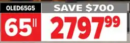 2001 Audio Video OLED65G5 LG 65 OLED evo offer