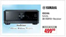 2001 Audio Video RXV4A YAMAHA 5.1-Ch. 8K HDR10 + Receiver offer