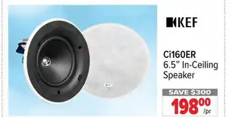 2001 Audio Video Ci160ER KEF 6.5 In-Ceiling Speaker offer