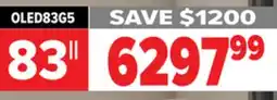 2001 Audio Video OLED83G5 LG 83 OLED evo Al G5 $k Smart TV 2025 offer