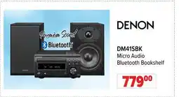 2001 Audio Video DM41SBK DENON Micro Audio Bluetooth Bookshelf offer