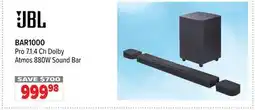 2001 Audio Video JBL Pro 7.1.4 Ch Dolby Atmos 880W Sound Bar offer