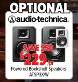 2001 Audio Video ATSP3X Audio-technica Powered Bookshelf Speakers offer