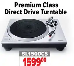 2001 Audio Video SL1500CS Premium Class Direct Drive Turntable offer