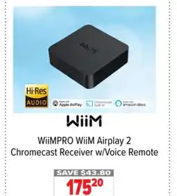 2001 Audio Video WIIMPRO WiiM Airplay Chromecast Receiver w/Voice Remote offer