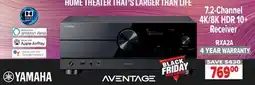 2001 Audio Video RXA2A Yamaha 7.2-Channel 4k/8k HDR 10+ Receiver offer