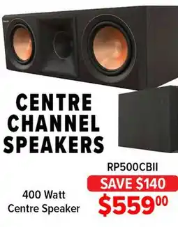 2001 Audio Video RP500CBII Klipsch CENTRE CHANNEL SPEAKERS offer