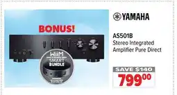 2001 Audio Video AS501B YAMAHA Stereo Integrated Amplifier Pure Direct offer