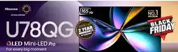 2001 Audio Video 55U78QG HISENSE QLED MINI-LED pro 55 offer