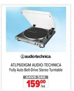 2001 Audio Video ATLP60XGM AUDIO-TECHNICA Fully Auto Belt-Drive Stereo Turntable offer