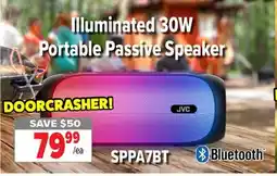2001 Audio Video JVC Illuminated 30W Portable Passive Speaker offer