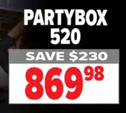2001 Audio Video PARTYBOX 520 JBL offer