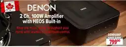 2001 Audio Video DENHAMP DENON 2 Ch. 100W Amplifier with HEOS Built-in offer