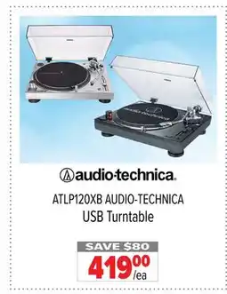 2001 Audio Video ATLP120XB AUDIO-TECHNICA USB Turntable offer