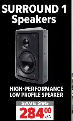 2001 Audio Video HIGH-PERFORMANCE LOW PROFILE SPEAKER offer