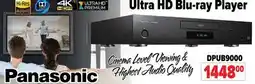 2001 Audio Video Panasonic Ultra HD Blu-ray Player offer