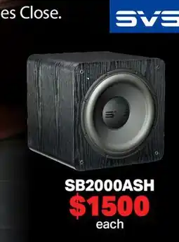 2001 Audio Video SB2000ASH SVS One Subwoofer to Rule Them All. SVS Obliterates Expectations. Nothing Else Comes Close offer