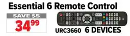2001 Audio Video Essential 6 Remote Control offer