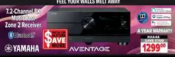 2001 Audio Video RXA4A YAMAHA 7.2-Channel 8K MusicCast Zone 2 Receiver offer