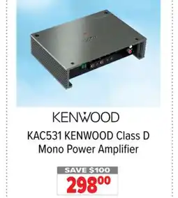 2001 Audio Video KENWOOD Class D Mono Power Amplifier offer
