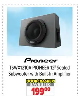 2001 Audio Video PIONEER 12|| Sealed Subwoofer with Built-In Amplifier offer