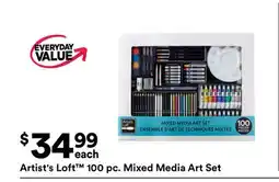 Michaels Artist's Loft 100 pc. mixed media Art Set offer