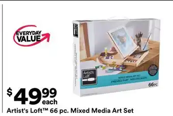 Michaels Artist's Loft 66 pc. mixed media Art Set offer