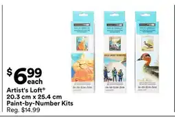 Michaels Artist's Loft 20.3 cm x 25.4 cm Paint-by-Number Kits offer
