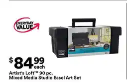 Michaels Artist's Loft 90 pc. mixed media Studio easel Art Set offer
