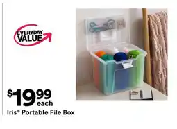 Michaels Iris Portable File Box offer
