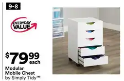 Michaels Modular mobile Chest by Simply Tidy offer