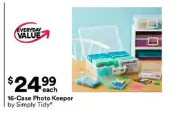 Michaels 16-Case Photo Keeper by Simply Tidy offer
