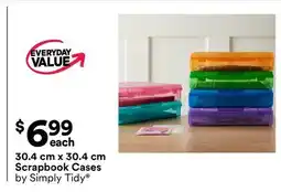 Michaels 30.4 cm x 30.4 cm Scrapbook Cases by Simply Tidy offer