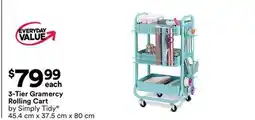 Michaels 3-Tier Gramercy rolling Cart by Simply Tidy offer
