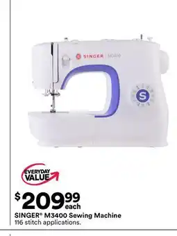 Michaels SINGer M3400 Sewing machine offer