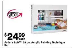 Michaels Artist's Loft 29 pc. Acrylic Painting Technique Set offer