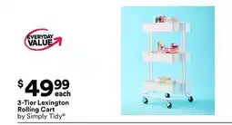 Michaels 3-Tier Lexington rolling Cart by Simply Tidy offer