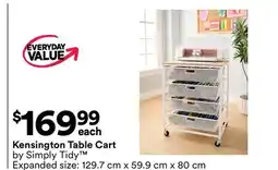 Michaels Kensington Table Cart by Simply Tidy offer