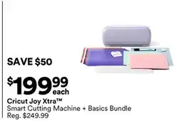 Michaels Cricut Joy Xtra Smart Cutting Machine + Basics Bundle offer