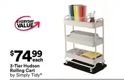 Michaels 3-Tier Hudson rolling Cart by Simply Tidy offer