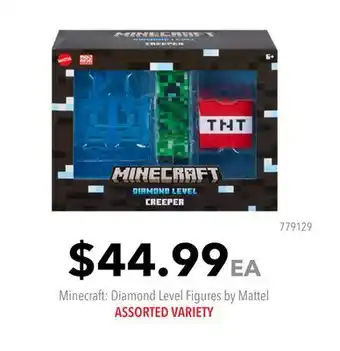 GameStop Minecraft: Diamond Level Figures by Mattel offer