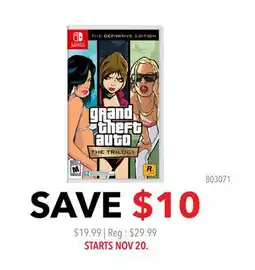 GameStop Grand Theft Auto The Trilogy offer