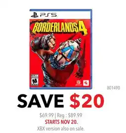 GameStop PS5 Borderlands 4 offer