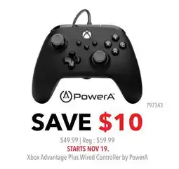 GameStop Xbox Advantage Plus Wired Controller by PowerA offer