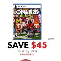 GameStop PS5 College Football 26 offer